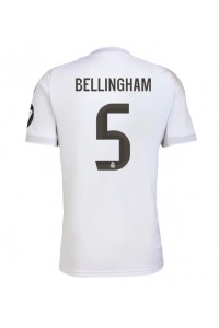 Fotbalové Dres Real Madrid Jude Bellingham #5 Domácí Oblečení 2025-26 Krátký Rukáv